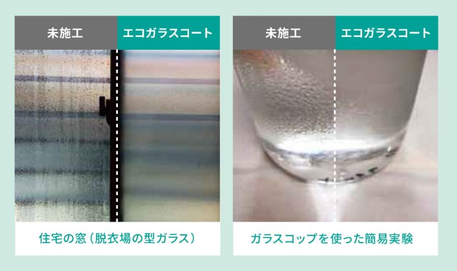 ガラスコーティングで結露を抑制できるのでカビやダニを防ぎます